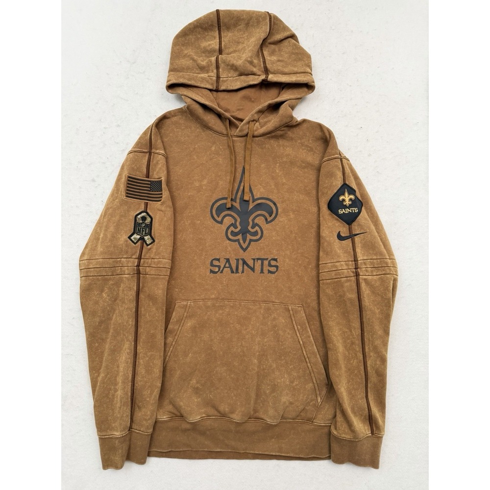 Team Issued New Orleans Saints Salute To Service Nike Hoodie Ugo Amadi‎ #0 RARE